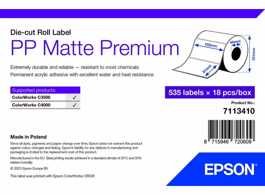 MISCELLANEOUS INKJET LABELS